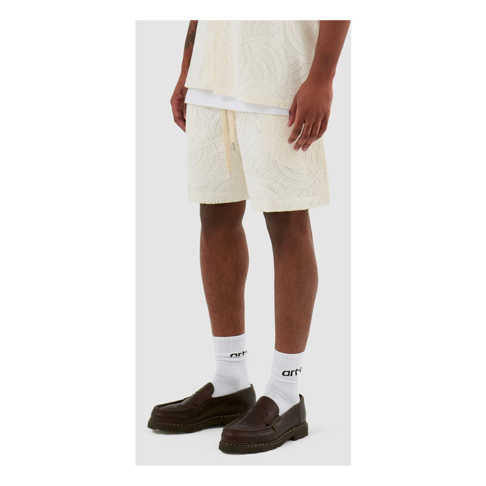 Arte Antwerp Stan Croche Casual Shorts Beige Heren