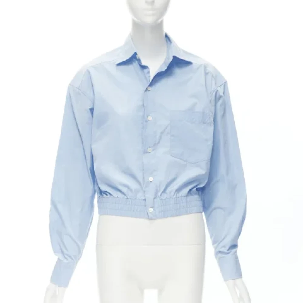 Balenciaga Vintage Pre-owned Cotton tops Blue Dames
