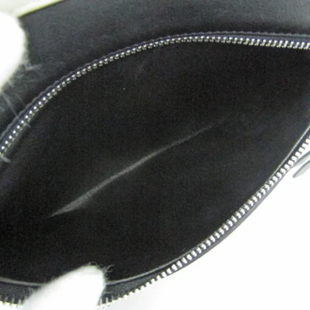 Celine Vintage Pre-owned Leather clutches Black Dames