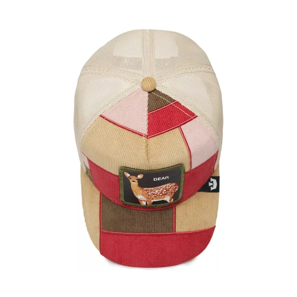 Goorin Bros Rode Vos Patchwork Trucker Pet Multicolor Heren