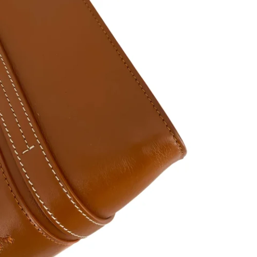 Chloé Pre-owned Leather handbags Brown Dames