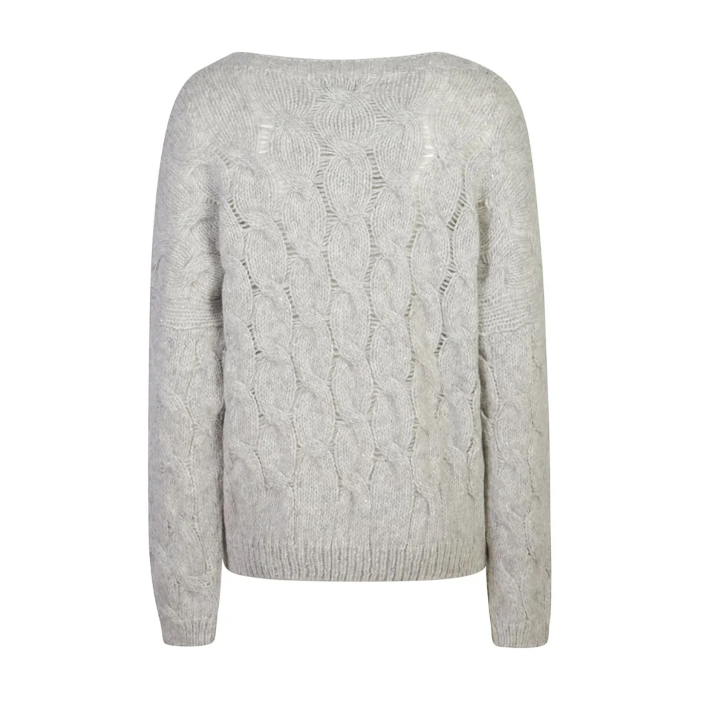 Le Tricot Perugia Grijze Sweaters voor een stijlvolle uitstraling Gray Dames