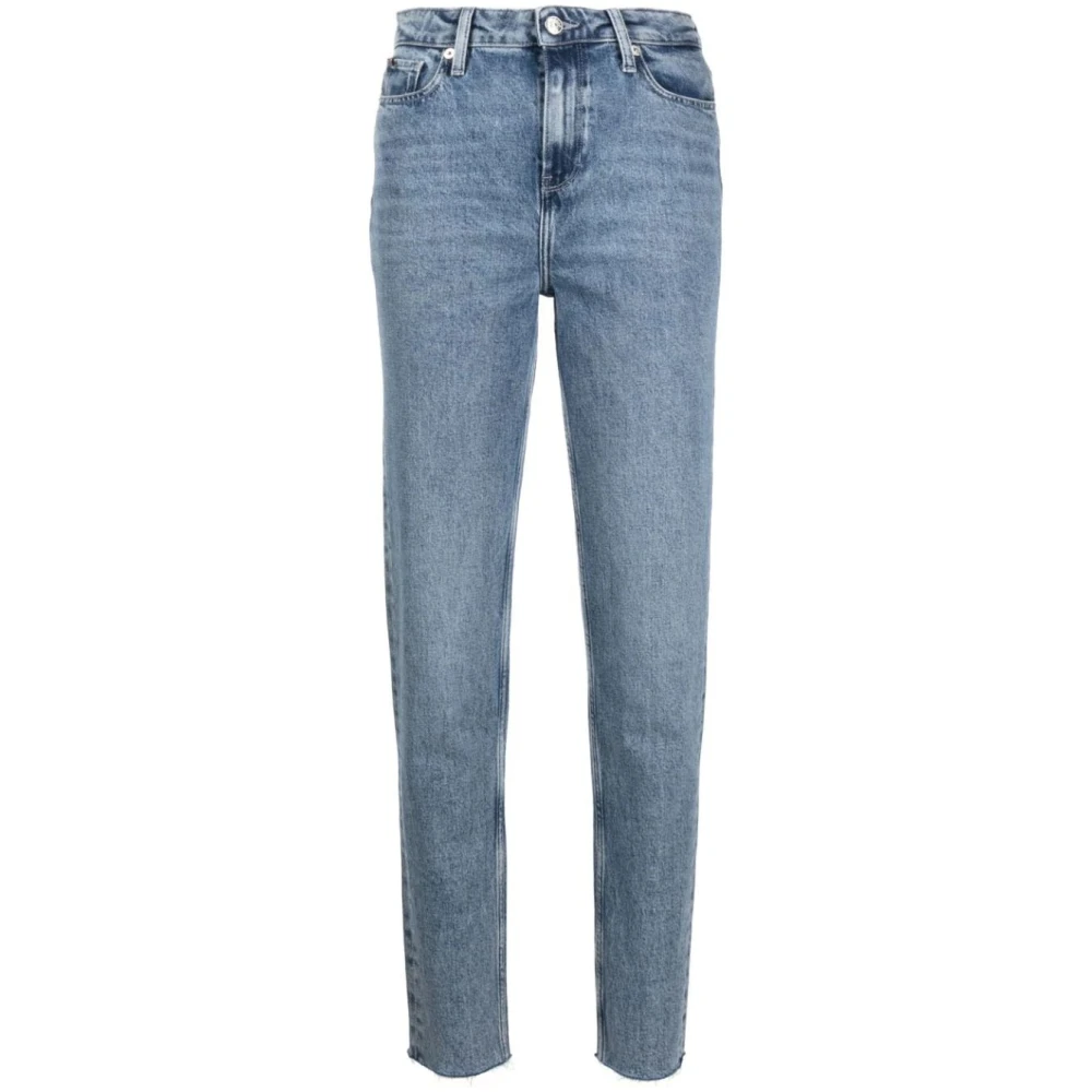 Tommy Hilfiger Blauwe Skinny Jeans Gramercy Tapered Stijl Blue Dames