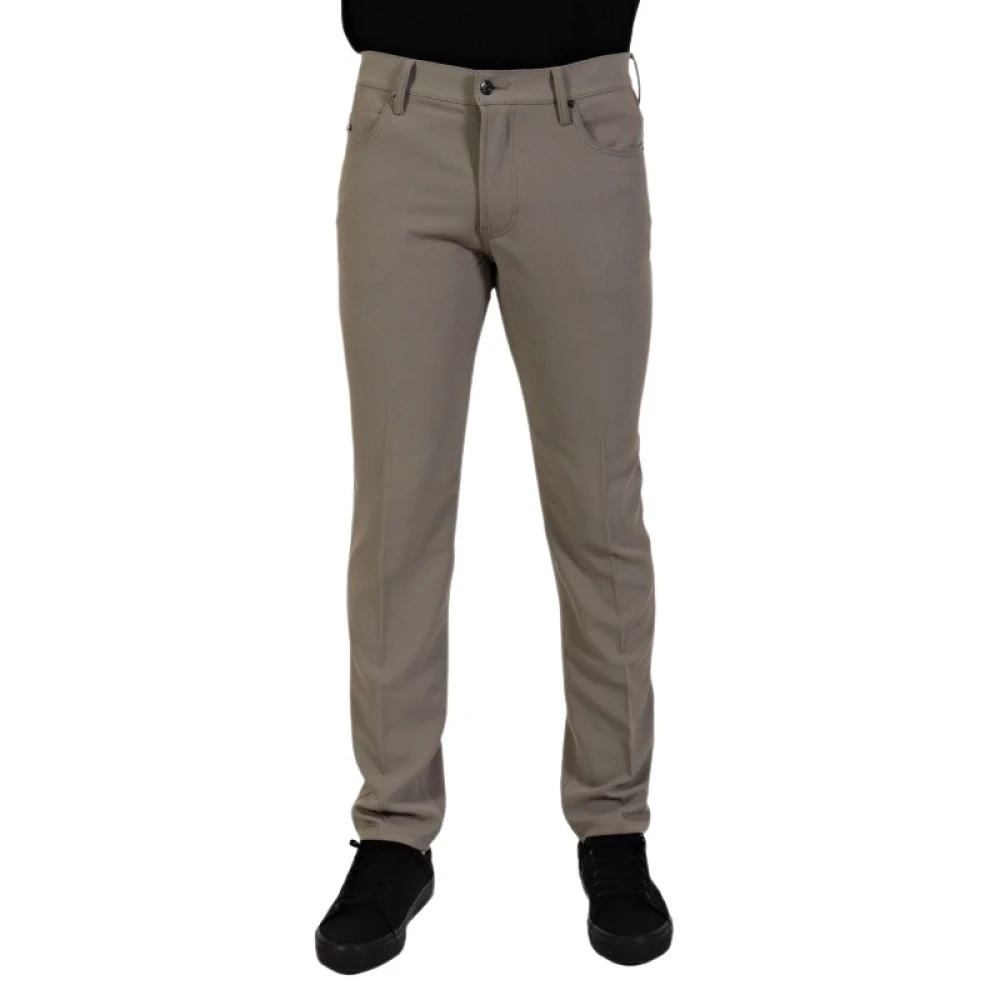 Emporio Armani Hombre Gris Pantalones, Talla: W36