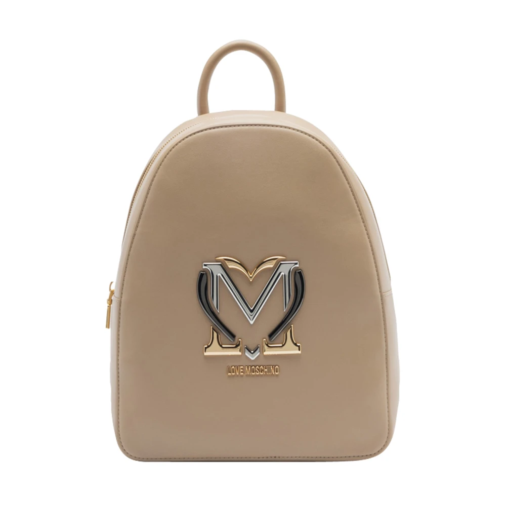 Love Moschino Stijlvol Ivoor Damesrugzak Beige Dames