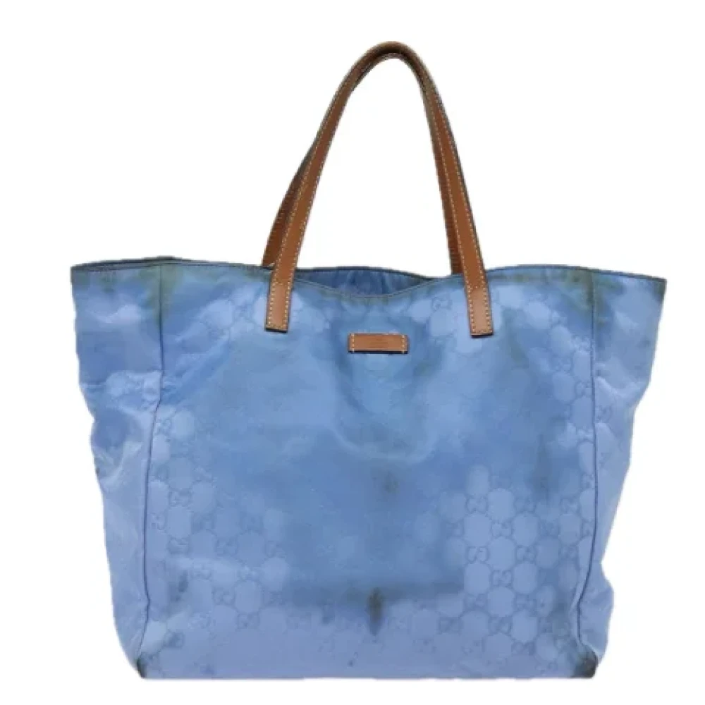 Gucci Vintage Pre-owned Canvas totes Blue Dames