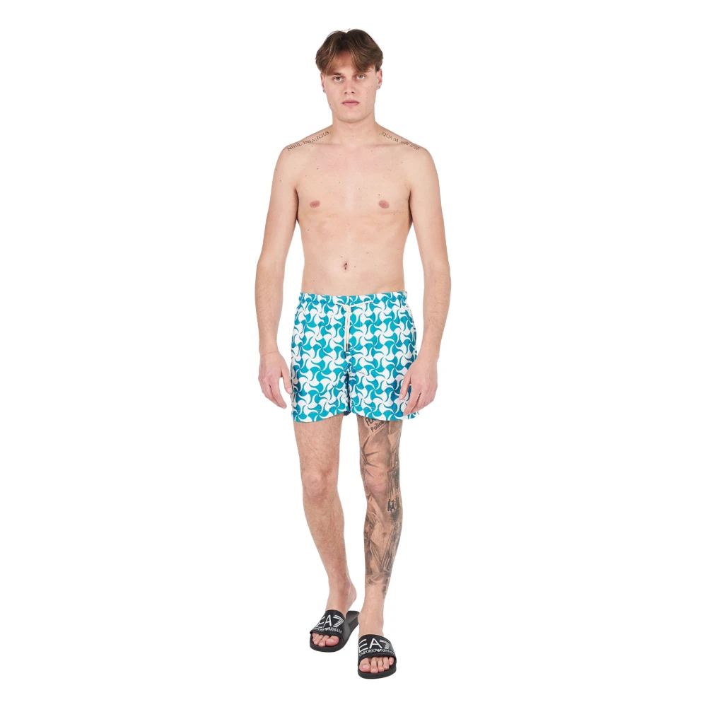 Peninsula Mediterrane Stijl Zwemkleding Groen Blue Heren