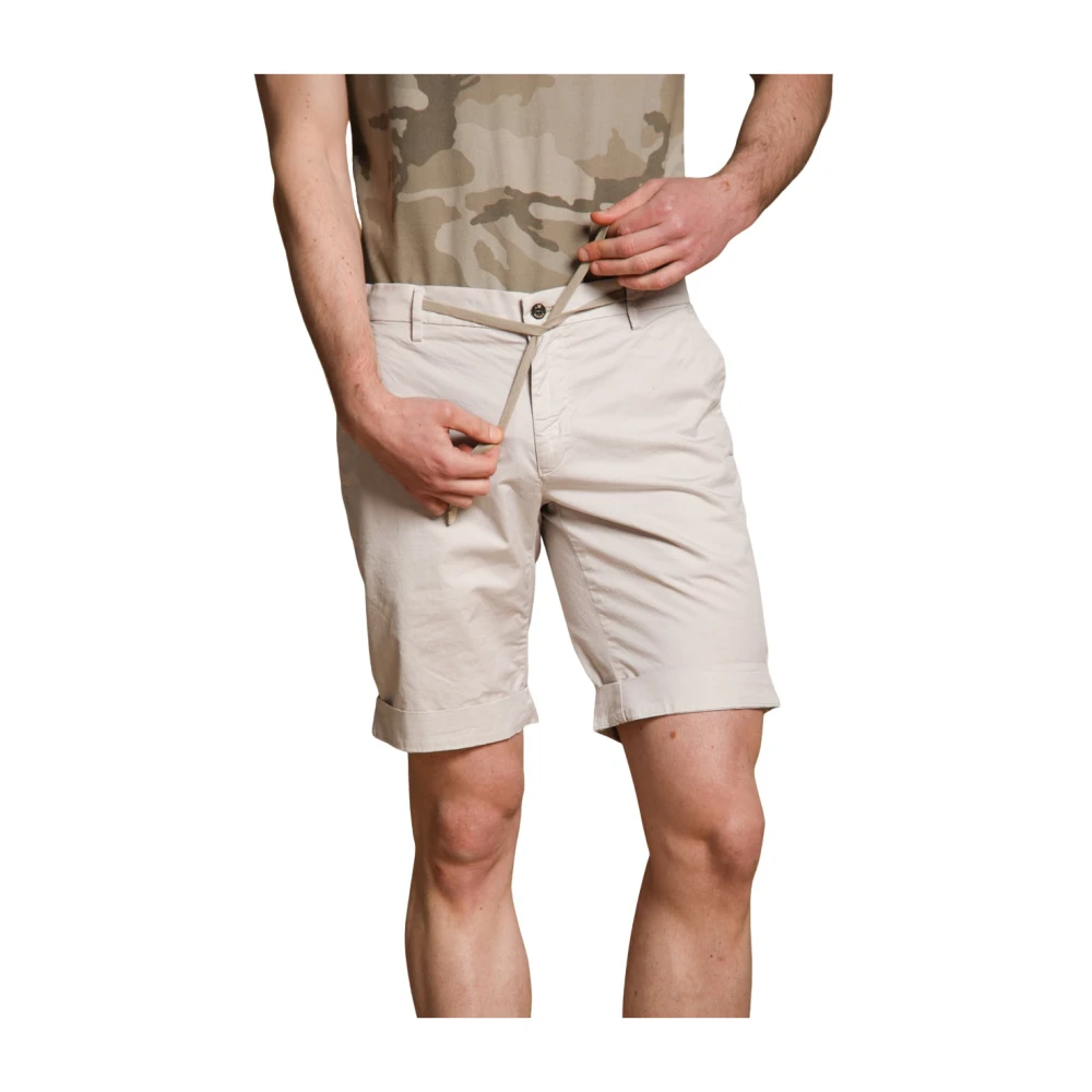 Mason's, Shorts, Herr, 3Xl, Bomull, Herr Chino Jogger Bermuda i Pima Bomull