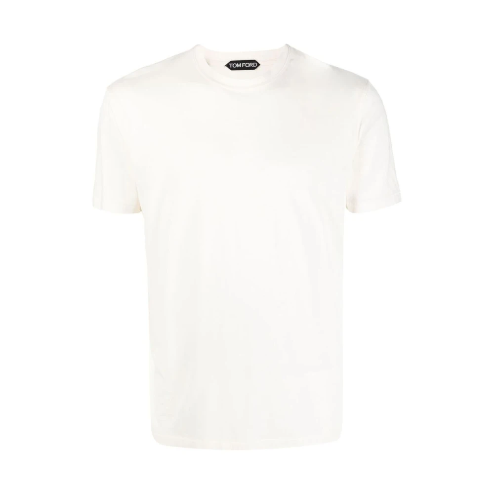 Tom Ford Cloud White Ronde Hals T-Shirt White Heren