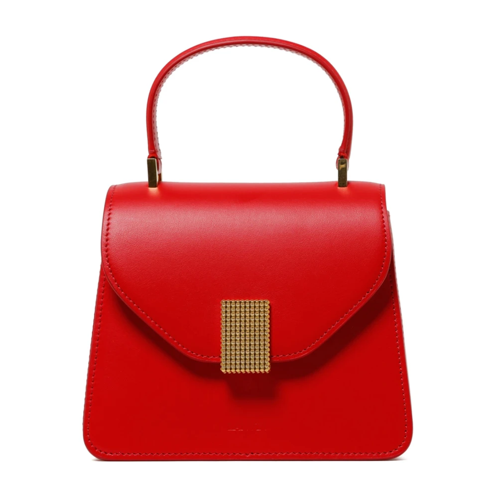 Lanvin Rode Concerto Top Handtas Red Dames