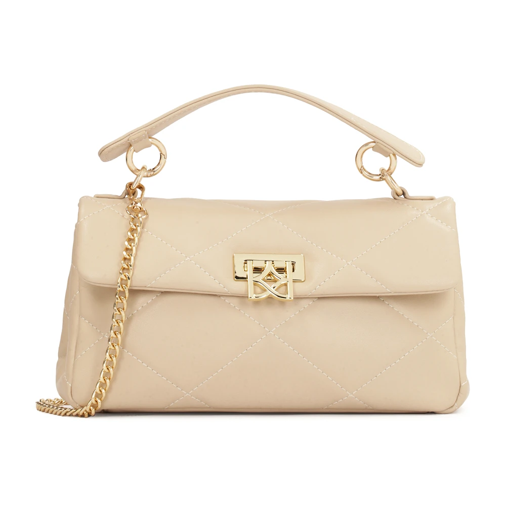 Kazar Gewatteerde handtas met afneembaar handvat Beige Dames