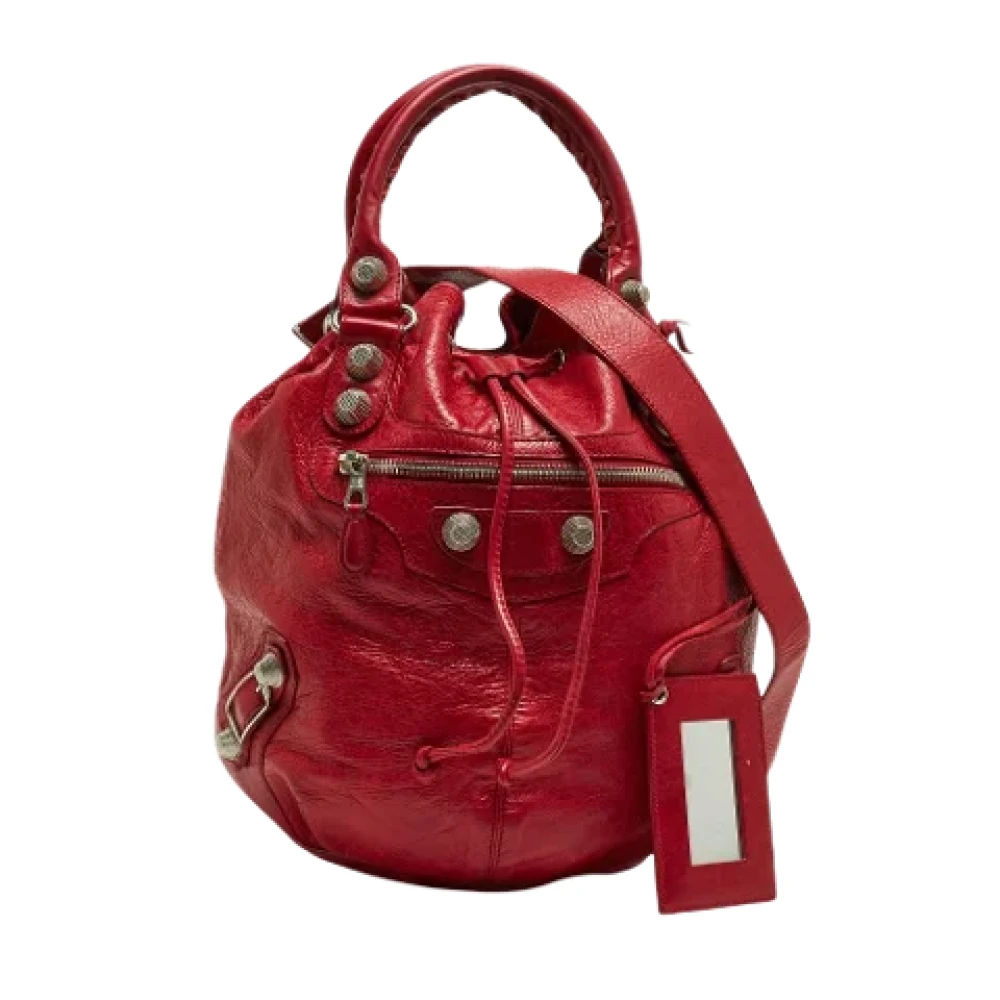 Balenciaga Vintage Pre-owned Fabric balenciaga-bags Red Dames