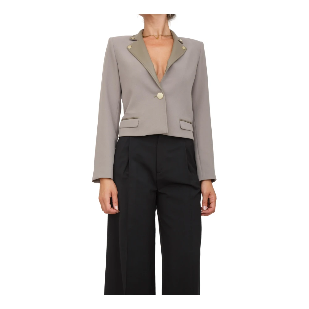 Armani Exchange Damen Grau Jacken, Sgröße: