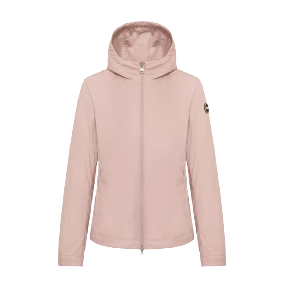 Colmar Women's Pink Light Jackets, L, Softshell Hooded Jacket