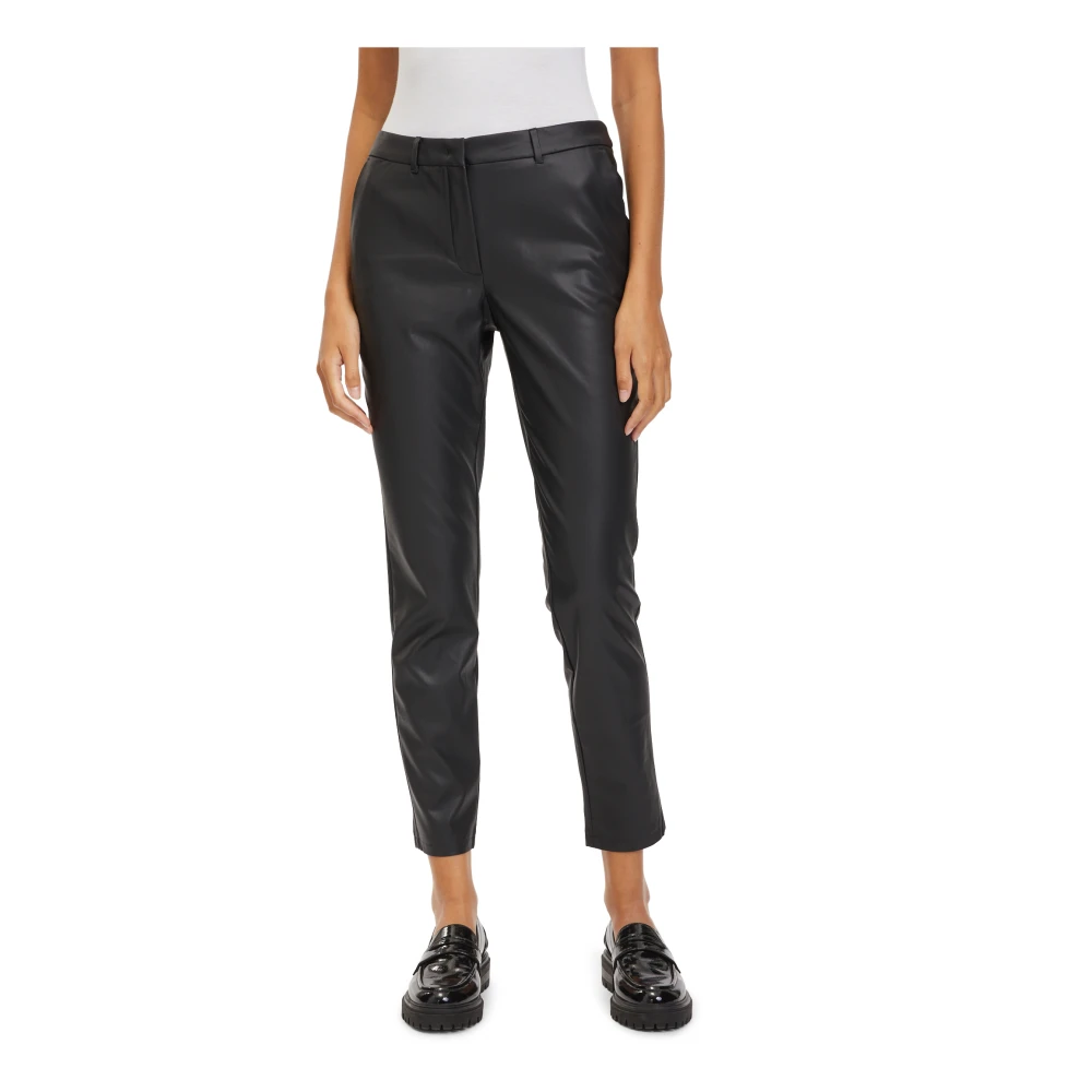 Betty & Co Slim Fit Stretch Broek Black Dames