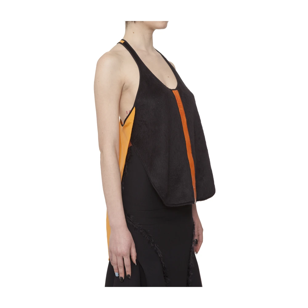 Ssheena Zijden Bicolor Top Multicolor Dames