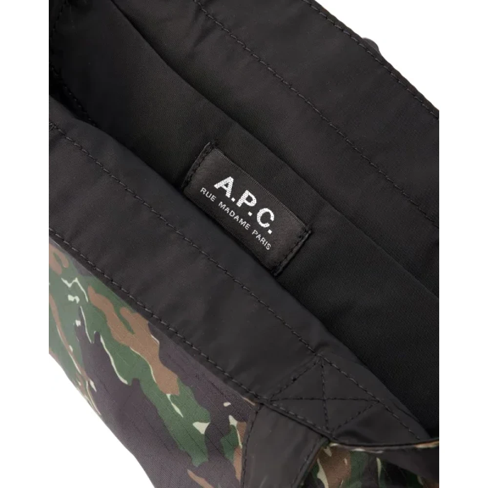 A.p.c. Plastic shoulder-bags Green Unisex