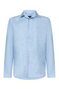 chemise-en-lin-bleu-clair-avec-col-capri
