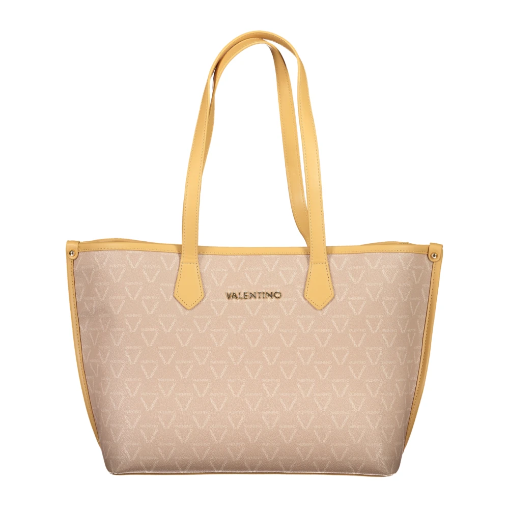 Valentino By Mario Valentino Women's Beige 2-Handle Shoulder Bag