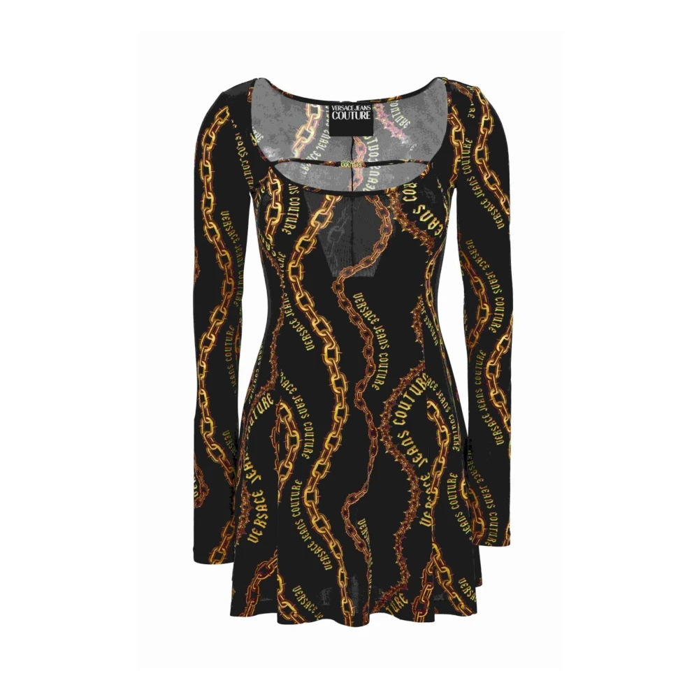 Versace Jeans Couture Jurken Black Dames