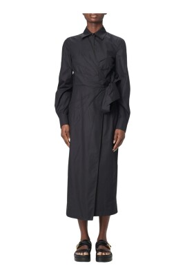 elegant-black-midi-wrap-dress