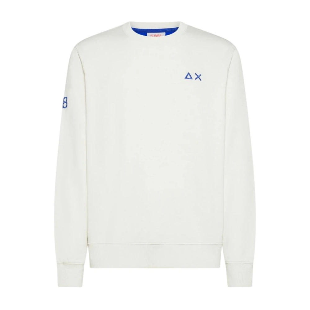 Sun68 White F36115 Sweatshirt - Male - Sweatshirts - L - Sweatshirts & Hoodies