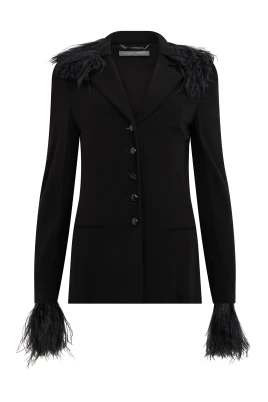 Blazer med fjädrar