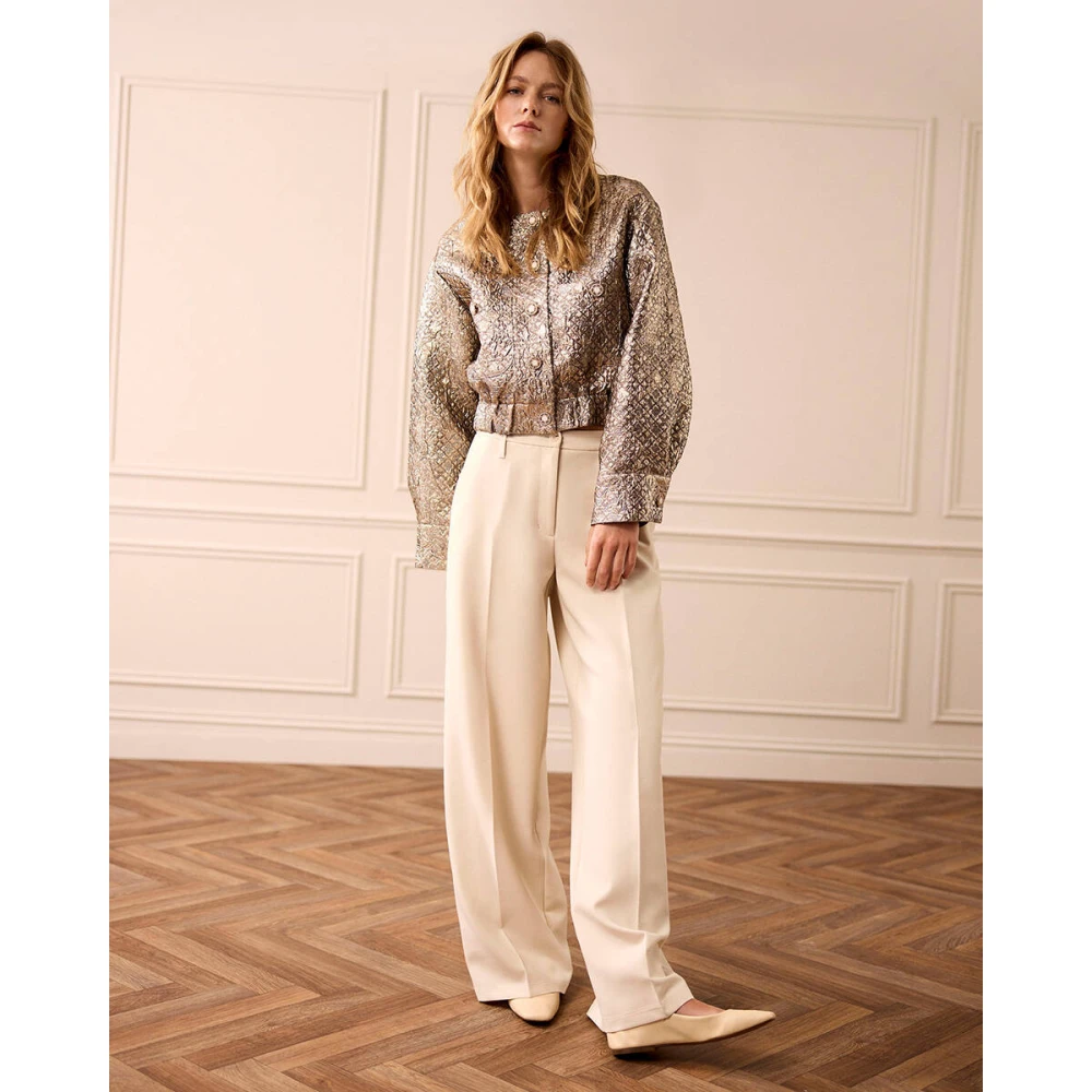 Summum Woman Lurex Jacquard Jas Multicolor Dames