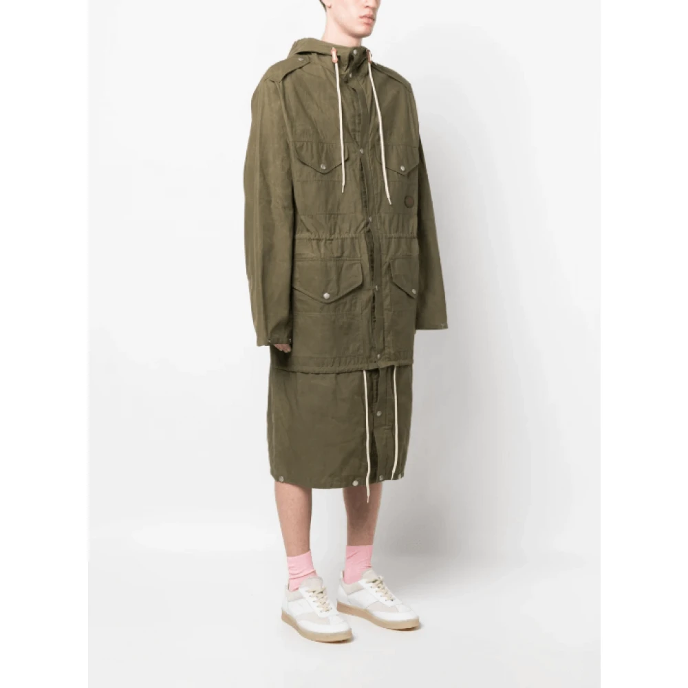Gucci Parka met Capuchon Green Heren