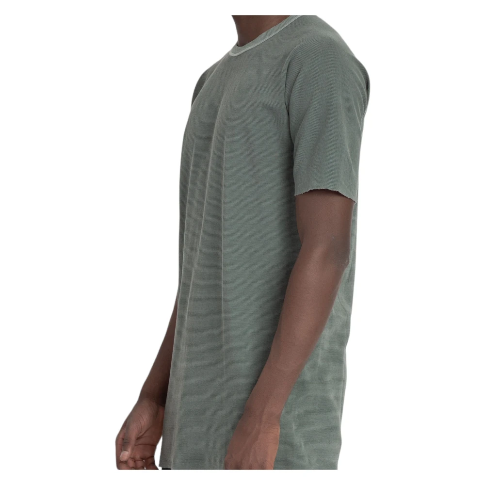 Boris Bidjan Saberi Gestructureerde Oversized Tee in Alga Green Heren