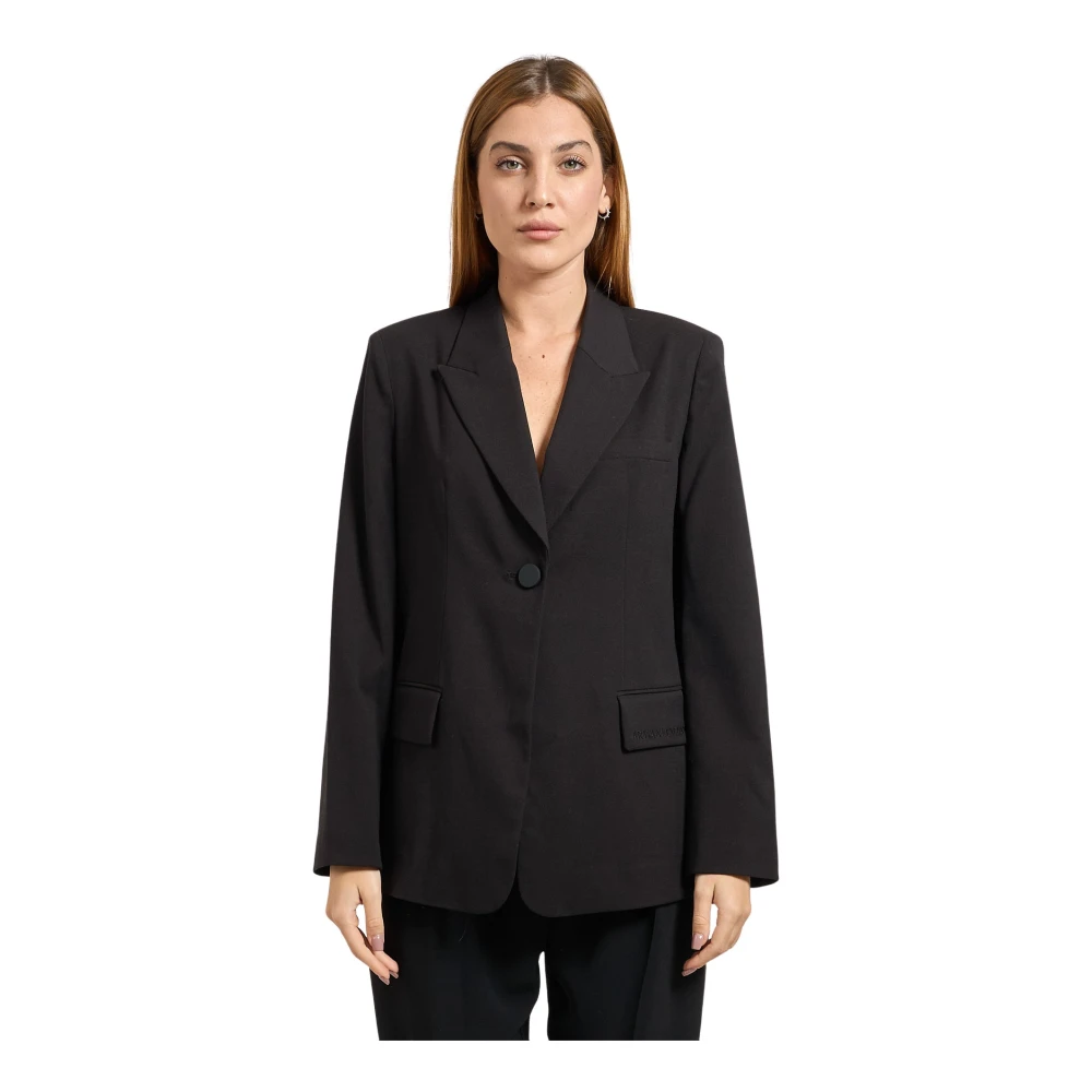 Armani Exchange Damen Schwarz Jacken, K, Xsgröße: