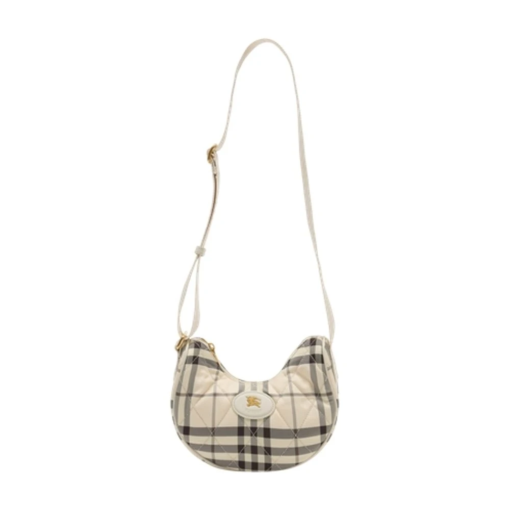 Burberry Women's Beige Horseshoe Crossbody Bag