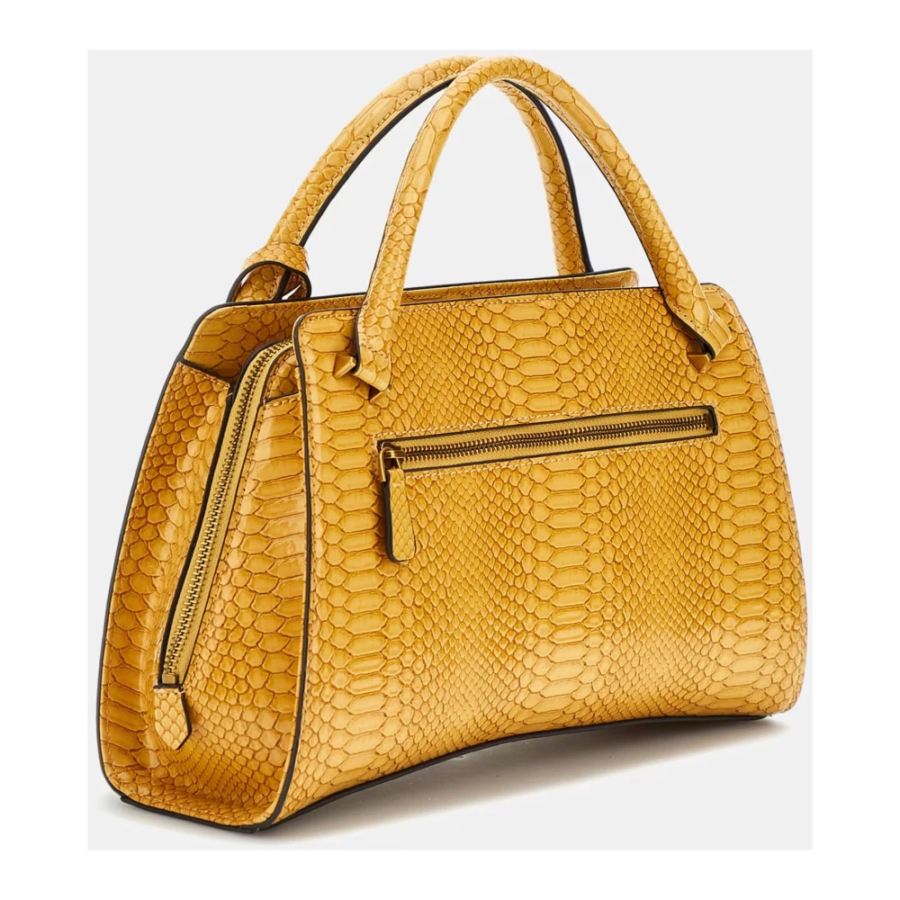 Guess Annita Sml Girlfrien Nutmeg Schoudertas Yellow Dames