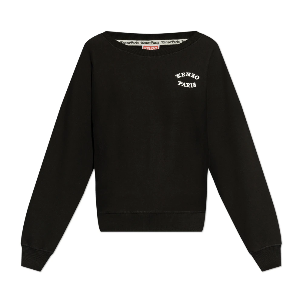 Kenzo Women's Black Printed Sweatshirt