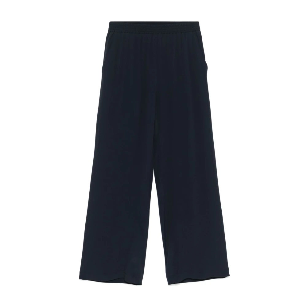 Seventy Blauwe elastische taille broek Blue Dames