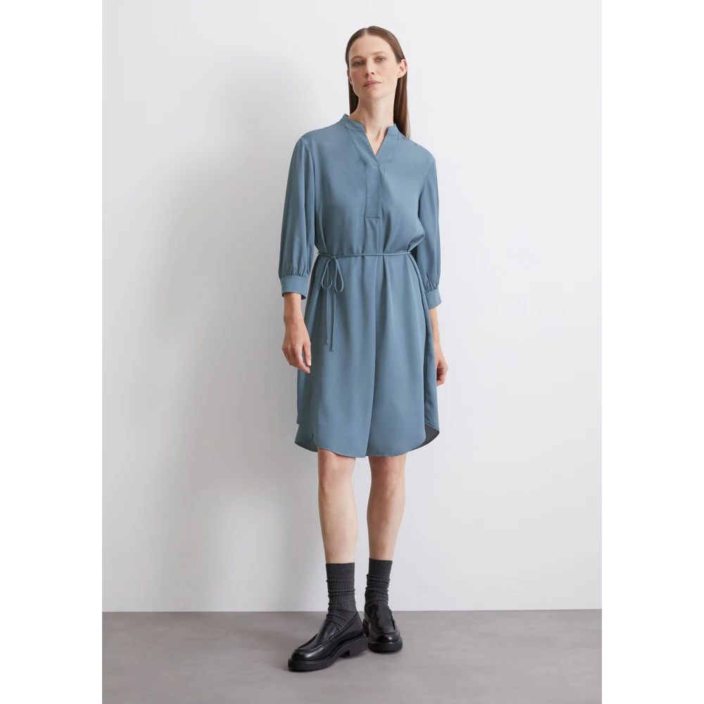 Marc O'Polo Relaxte overhemdjurk Black Dames