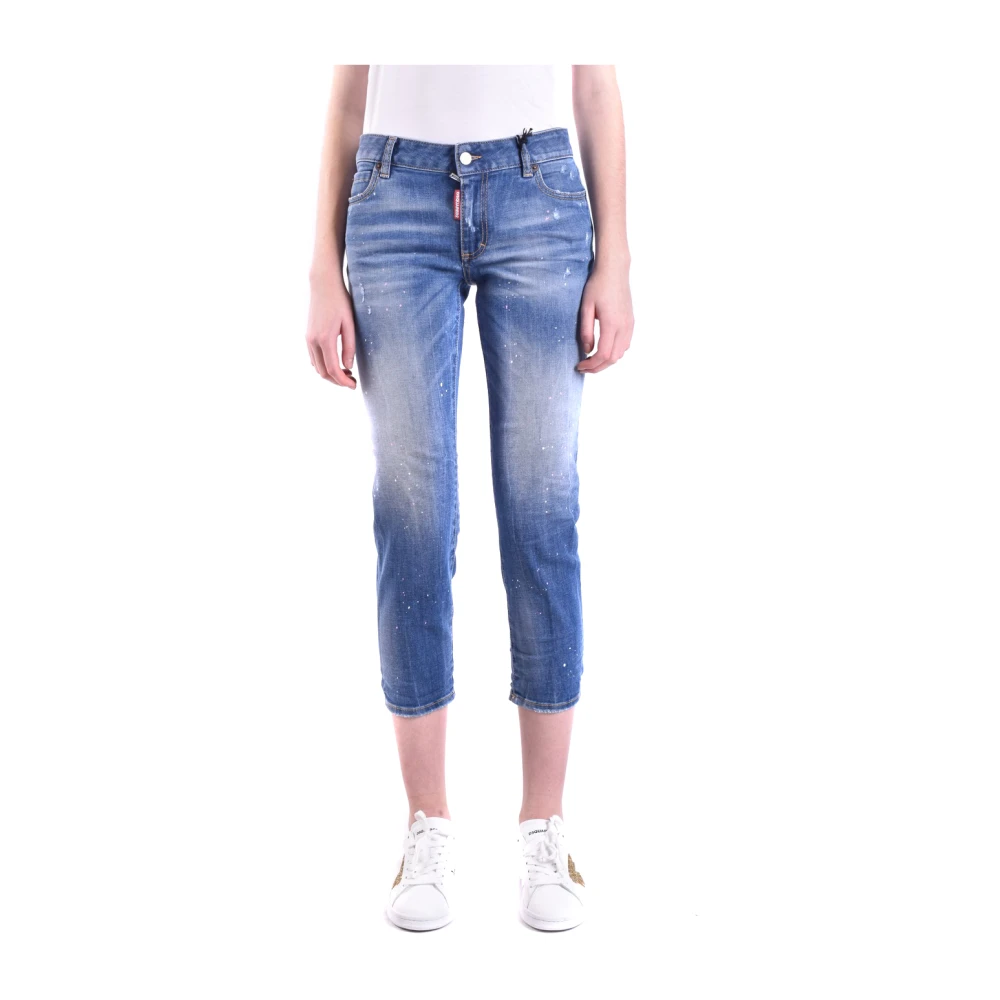 Dsquared2 Cropped Jeans för kvinnor Blue, Dam