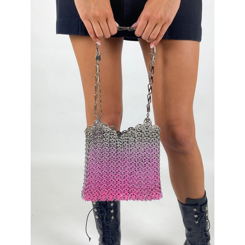 Paco Rabanne Metalen Chain-link Arty Tas Gray Dames