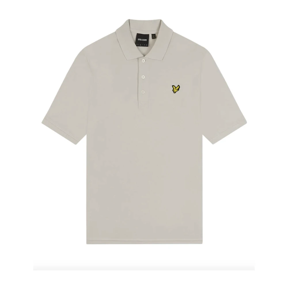 Lyle & Scott Klassieke Beige Piquet Polo Shirt Beige Heren