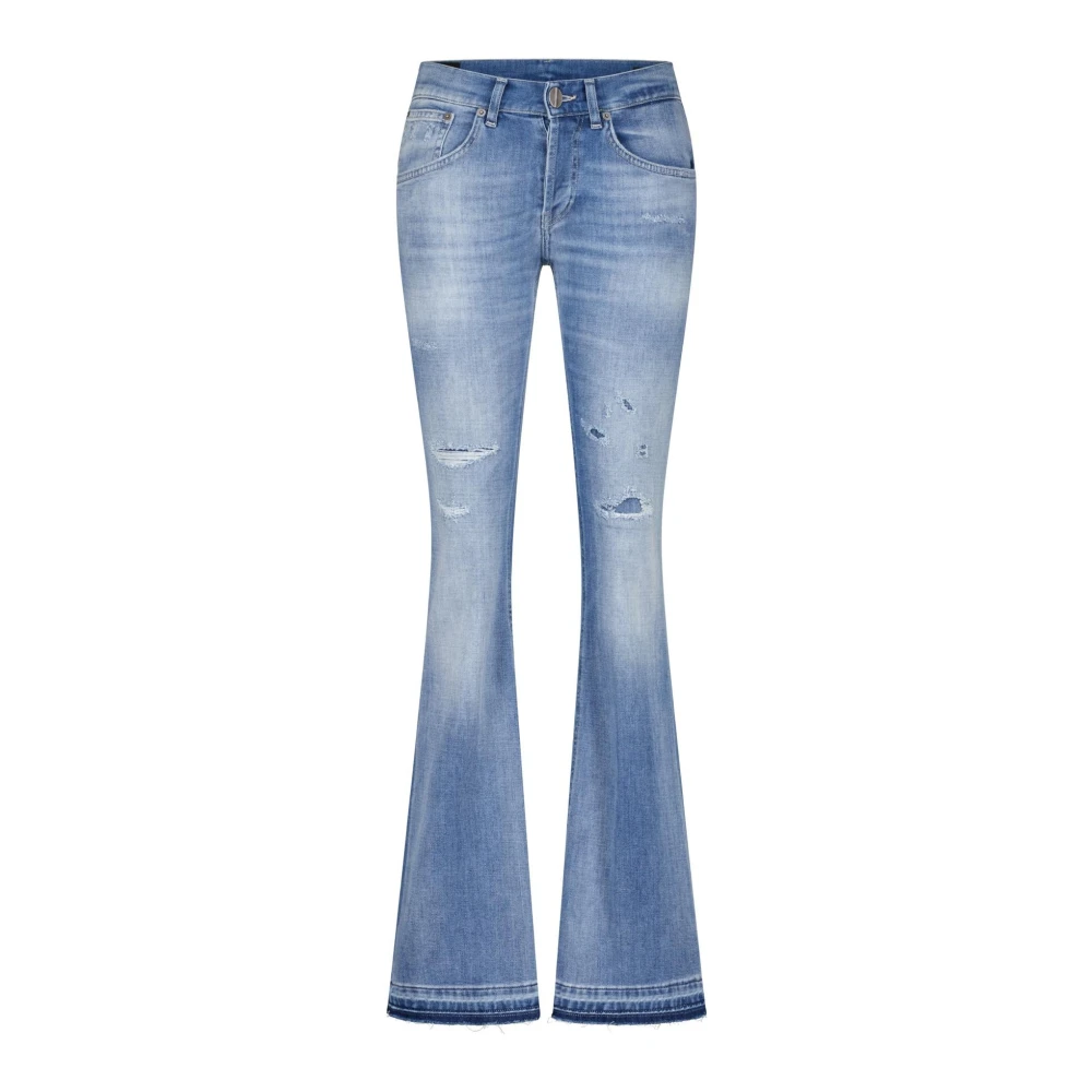Dondup Flared Jeans met 5-Pocket Stijl Blue Dames