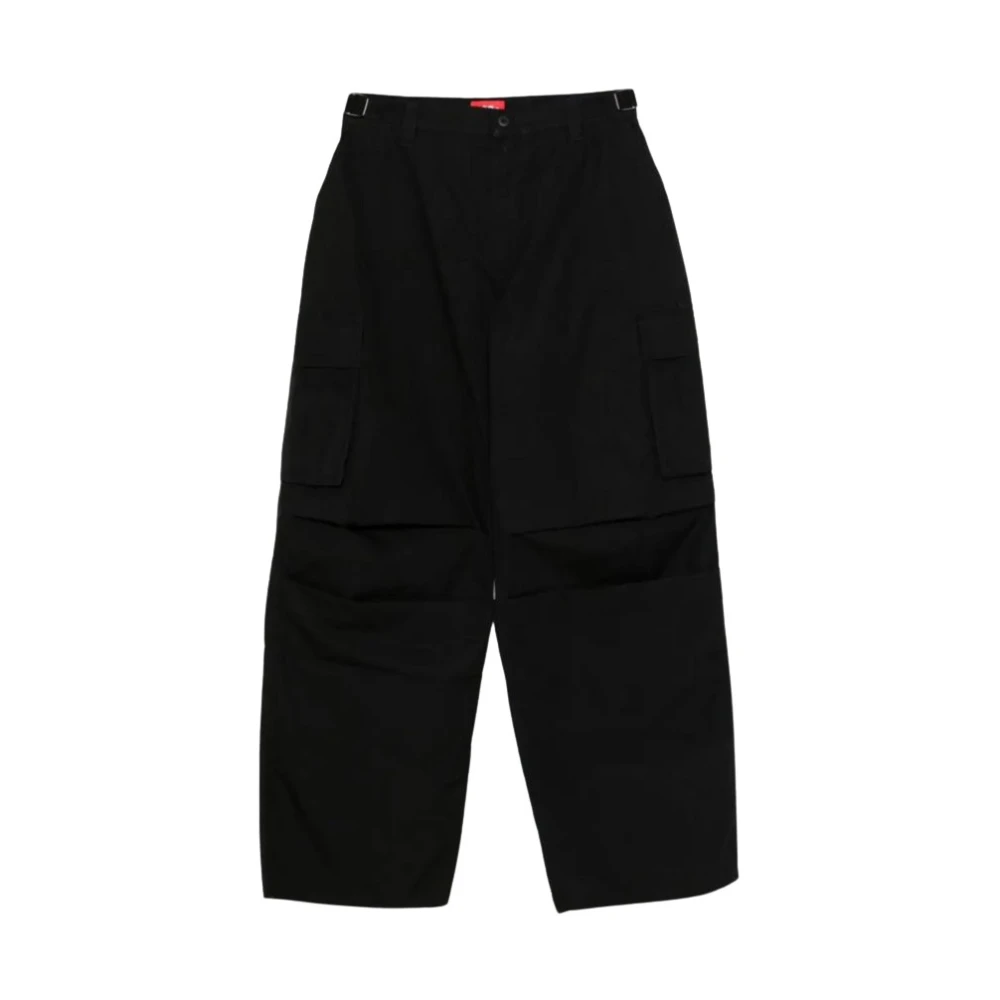 032c Canvas Cargo Broek met Multi-Zakken Black Heren