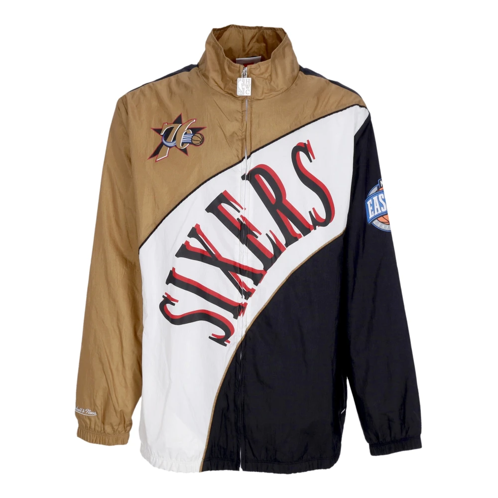 Mitchell & Ness NBA Gebogen Windbreaker Jas Multicolor Heren