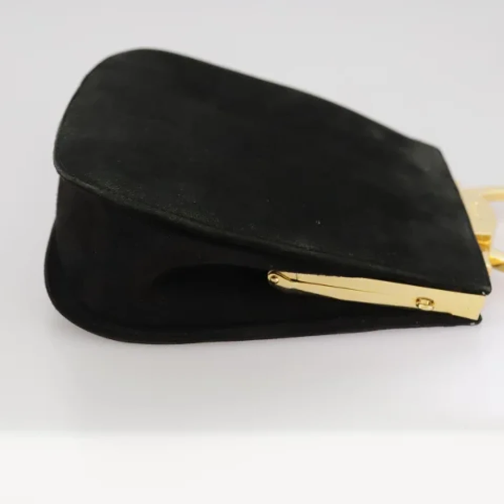 Salvatore Ferragamo Pre-owned Suede handbags Black Dames