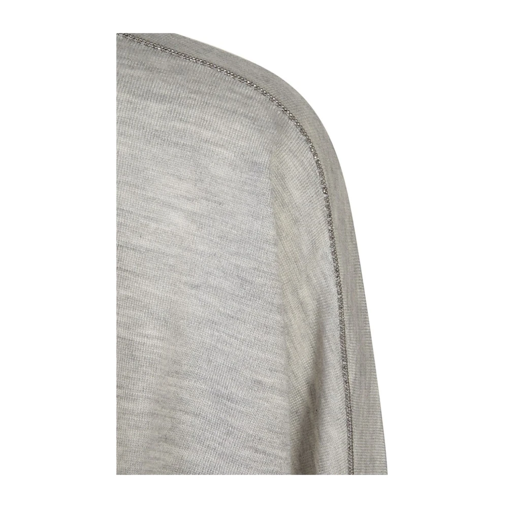 BRUNELLO CUCINELLI Grijze Sweater Dameskleding Gray Dames