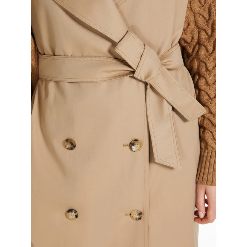 Max Mara Waterafstotende Trenchcoat Brown Dames