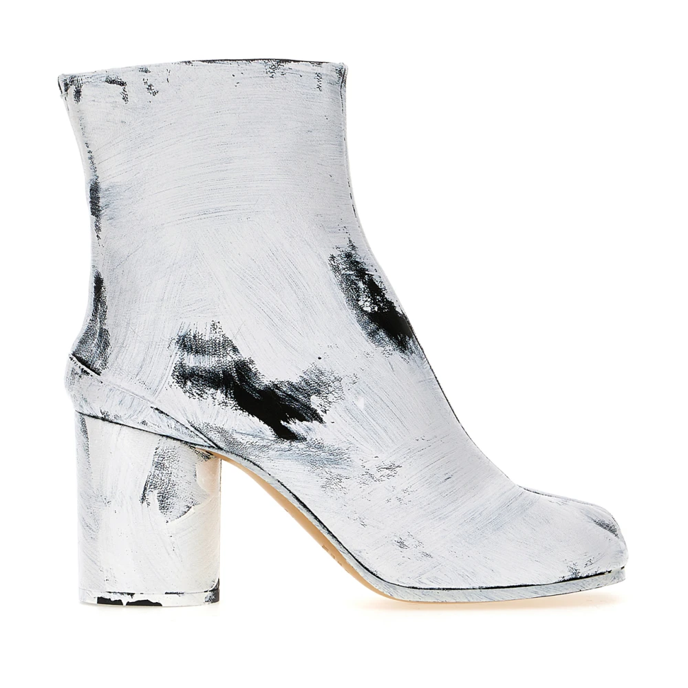 Maison Margiela Tabi Painted Boots - Woman Boots White Eu - 37 - Immagine 3