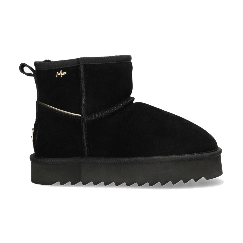 Mexx Black Winter Boots, Female, 4 Uk, Ankle Boots For Women