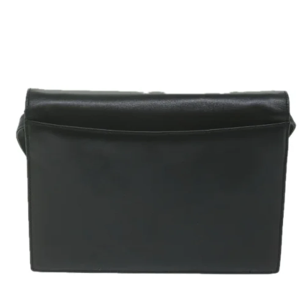 Valentino Vintage Pre-owned Leather shoulder-bags Black Dames