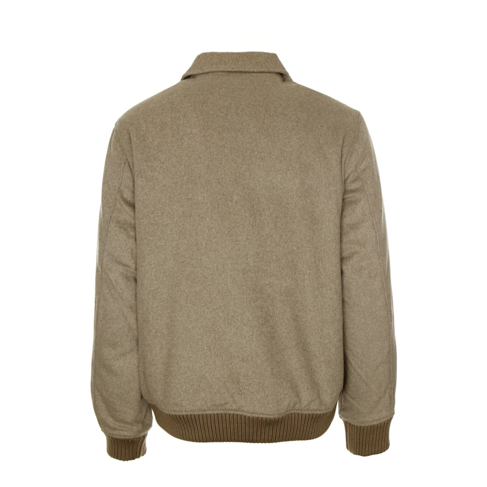 Wax London Bomberjack van wolmix Beige Heren