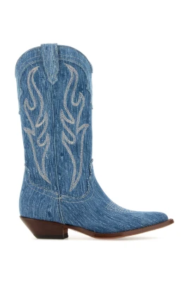 Denim Santa Fe Cowboy Stövlar